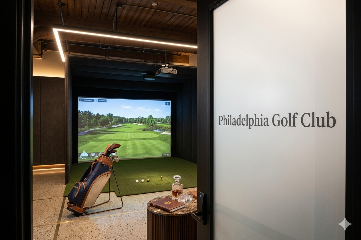 Philadelphia Golf Club entrance
